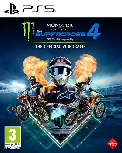 Monster Energy Supercross 4 jeu de course moto cross simulation championnat officiel