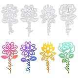 【Uso amplio】: las plantillas de estampado en relieve se pueden usar para cortar álbumes de recortes, tarjetas de regalo, tarjetas de invitación, manualidades en papel, decoraciones de regalos, etc.