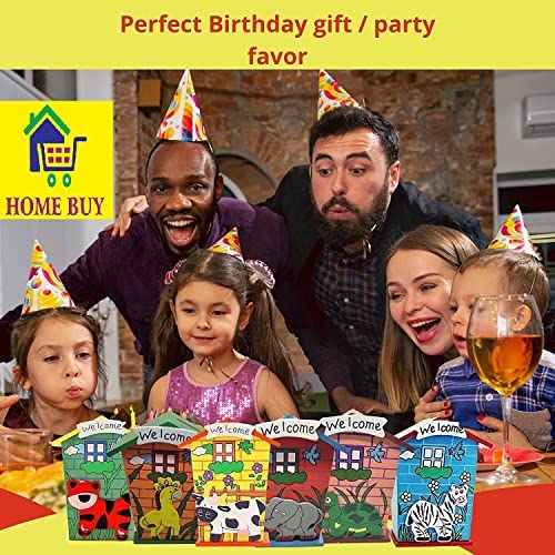 ArtRIght Piggy Bank for Kids Animal Designs Money Saving Coin Bank Wood House bank atm machine box bank dog house Multi Color Perfect Return Gift for Kids Birthday Party (Pack 6) (B0BG2J5SQQ) Amazon Price History, Amazon Price Tracker