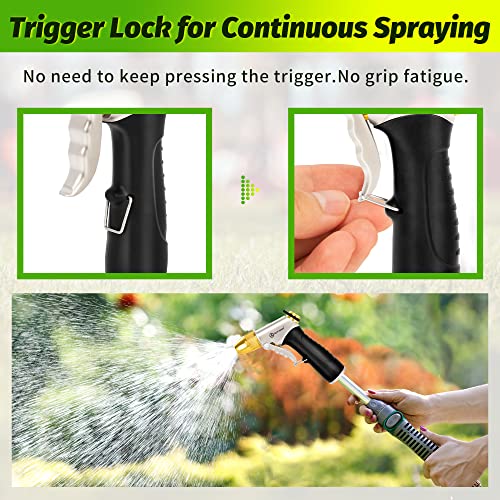 Automan AUT4PGNB1-M20 Metal Hose Nozzle, High Pressure Garden Hose Sprayer thumb #4