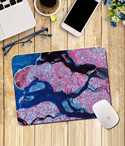 Image of WHATS YOUR KICK Abstract Pattern | Floral | Pattern | Rangoli | Printed Mouse Pad /Designer Waterproof Coating Gaming Mouse Pad for Computer /Laptop (Multi36)