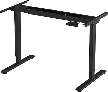 FLEXISPOT E3 Dual Motor 2 Stages Standing Desk Height Adjustable Electric Stand Up Desk Frame Only (Black)