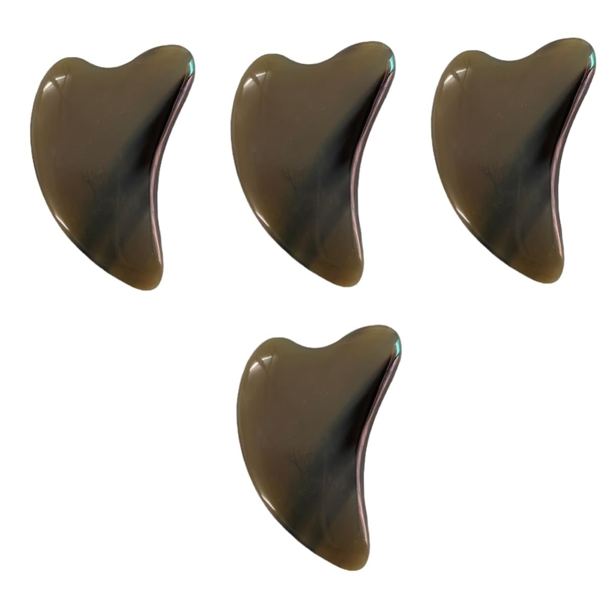 Beaupretty 4piezas Guasha De De Multi- Para Masaje Facial y Herramienta Portátil De Raspado Para Aliviar La y La Circulación Casa