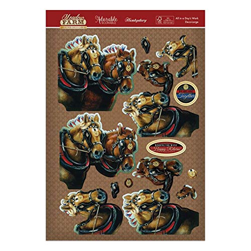 Hunkydory Crafts Meadow Farm Deco-Large - All in a Day's Work