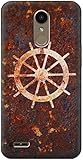 Innovedesire Ship Wheel Rusty Texture Funda Carcasa Case para LG K10 (2018), LG K30, LG K11 Innovedesire Ship Wheel Rusty Texture Funda Carcasa Case para LG K10 (2018), LG K30, LG K11