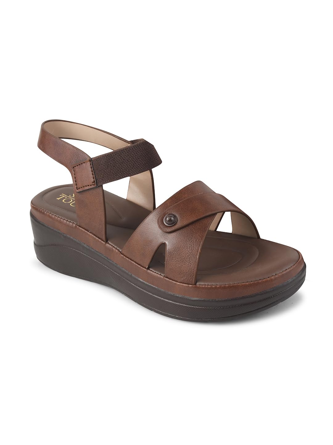 shuz touch Brown Comfort Sandal-picture-39