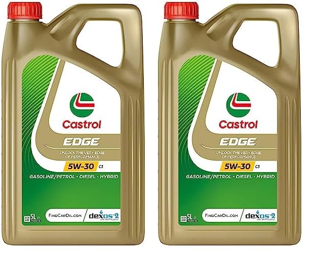 Castrol EDGE 5W-30 C3 Aceite de Motor 5L (Paquete de 2)