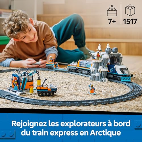 LEGO® City 60470 Le train express des explorateurs en Arctique - vue 7