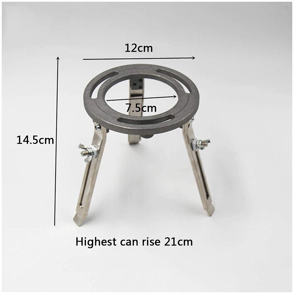 Rankomu Labor Stativ Dreibein - Gusseisen Ständer 15cm Für Bunsenbrenner & Experimente