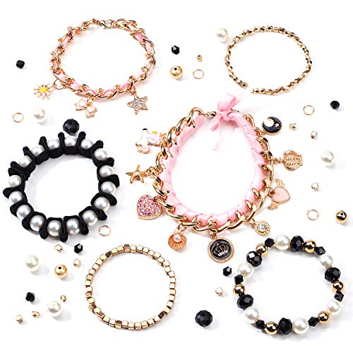B Bascolor rosa DIY pulsera kit de hacer pulseras para niñas