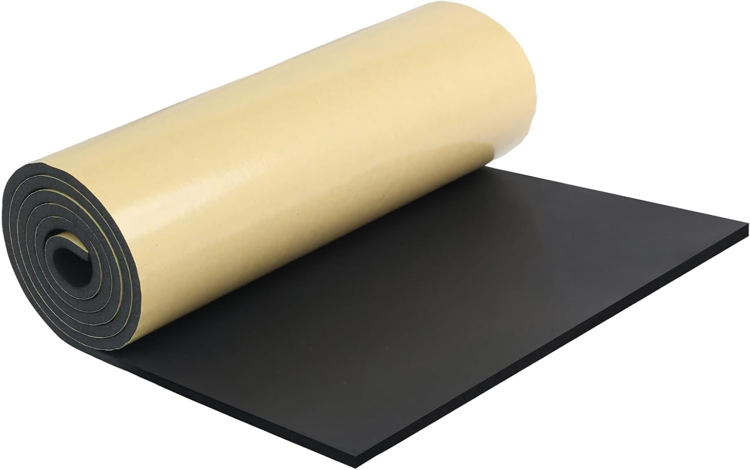 Storystore Self Adhesive Foam Sheets 300mm(W) x 6mm(T) x 1.5m(L), High Density Foam Roll Neoprene Rubber Sheet for DIY Furniture Pads, Floor Protectors, Non-Slip and Anti-Scratch