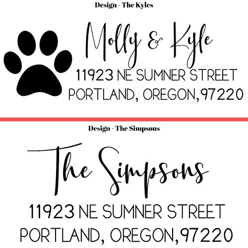 Pickled Stamps 20 Designs To Choose!! Personalized - Address Stamp thumb #2