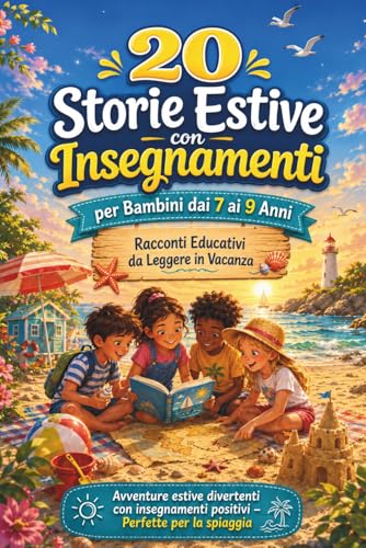 20 Storie Estive con Insegnamenti per Bambini dai 7 ai 9 Anni – Racconti Educativi da Leggere in Vacanza: Avventure estive divertenti con insegnamenti ... i viaggi o le serate prima di dormire