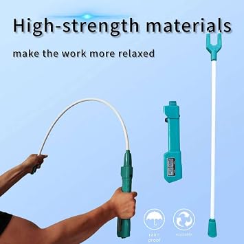 Cattle Prod Waterproof Cattle Prod with LED Light, Rechargeable Electric Livestock Prod