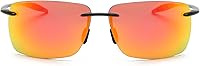 Vista 9 de MIRYEA Lentes de sol deportivos polarizados sin montura para hombres y mujeres, para conducir, correr, pescar, golf, bloqueo UV, lentes de sol