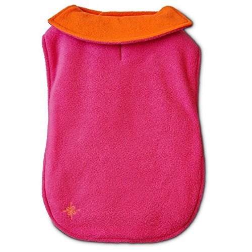 GOOD2GO Orange & Pink Reversible Cozy Coat Dog Jacket~Large/XL~
