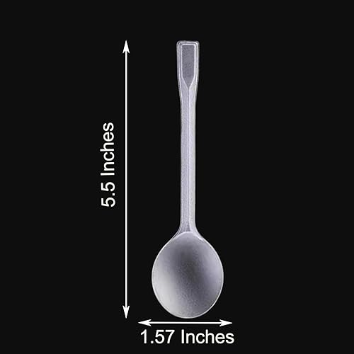 Miniatura 2 de Cucharas de postre de plástico, cucharas de sopa desechables, cucharas negras resistentes para fiestas, oficina, restaurantes, eventos, utensilios,
