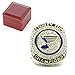 SHUFEI Anello di Memorial Collector, 2019 St. Louis Blues Stanley Cup di Hockey Campionato di Replica Regalo per i ventilatori Dimensioni 9-13,12