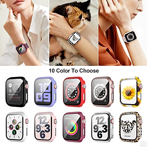 JZK Custodia per Apple Watch 44 mm con protezione