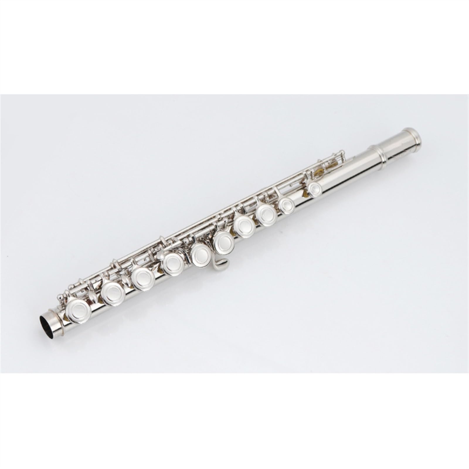 Flauta Para Principiantes, Juego Profesional, Llave C De Cobre Blanco Niquelado Y Plateado (Color : 100)