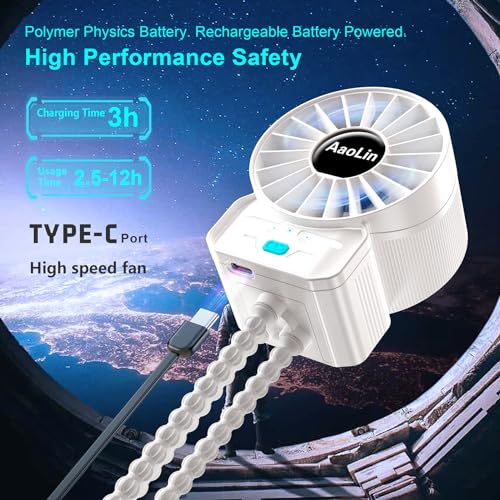 Image of multifunctional USB rechargeable portable stroller small fan 4 speed 6600rpm high speed mini small handheld cooling fan extended flexible tripod for desktop wrap crib bike treadmill car kids gift