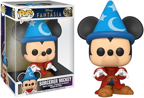 Funko Pop Disney Fantasia Sorcerer Mickey - Figura exclusiva de 10 pulgadas