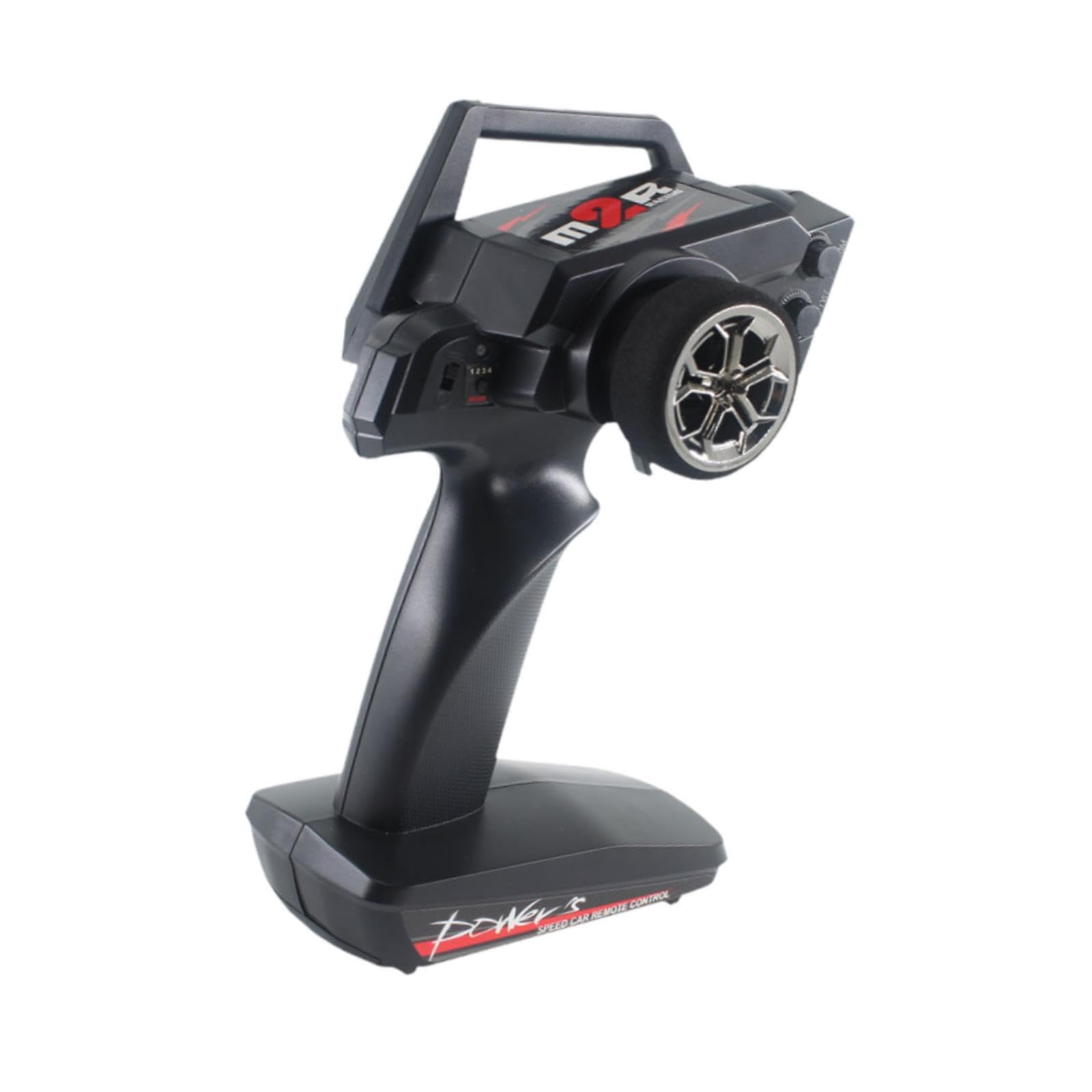 Control remoto para coche RC, transmisor RC de alto rendimiento de 4 canales para piezas coche 1/12, rendimiento confiable, Para carrera control mejorada, pieza repuesto electrónica