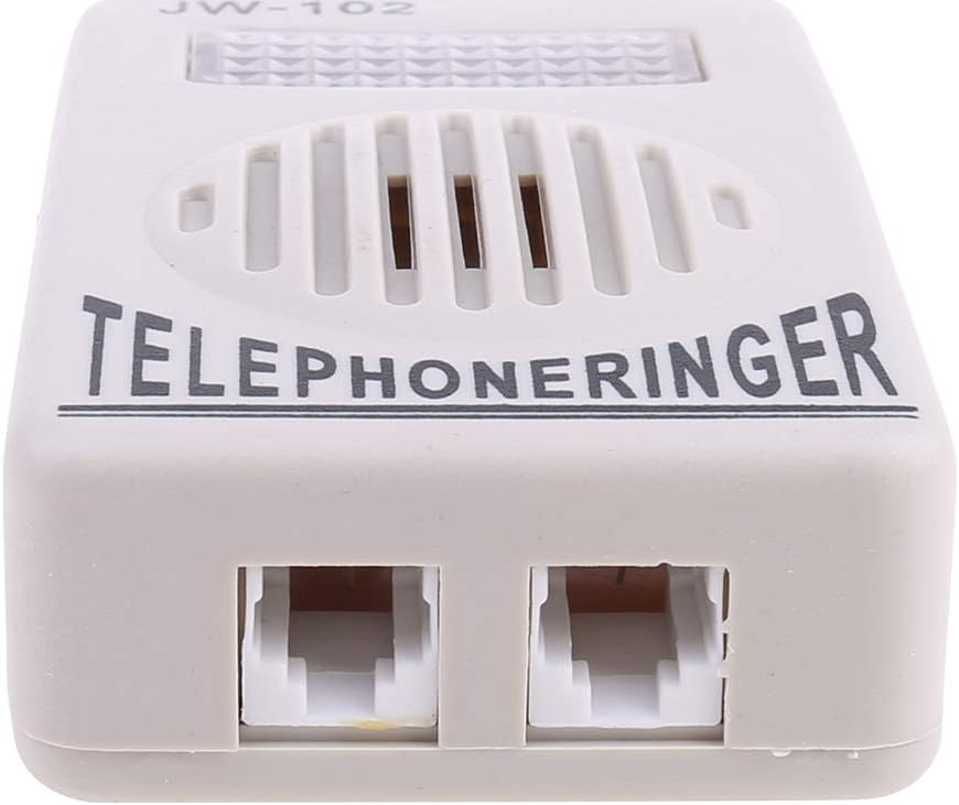 Jw-102 Telephone Amplifier, Led, Rj11 Ports, Adjustable Volume, for Hard of Hearing, Elderly, Home Noisy Use