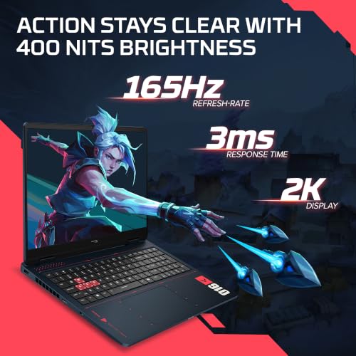 Image of HP HyperX OMEN 16 (Valorant Edition) AMD Ryzen 7 8745HX, 8GB-RTX 5060, 16GB DDR5 (Upgradeable) 1TB SSD, 165Hz, 2K, 400 nits, 3ms RT, 16'' /40.6cm, Win11, Office24, Blue, 2.47kg, ap1010AX Gaming Laptop