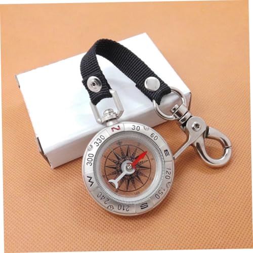 Brújula de Bolsillo Retro Ligera con Cordón para Camping miniatura 7