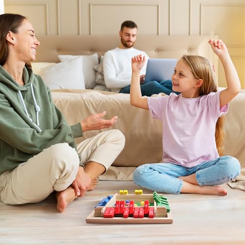 Juego de Mesa Shut The Box tamaño viaje para 4 jugadores miniatura 5