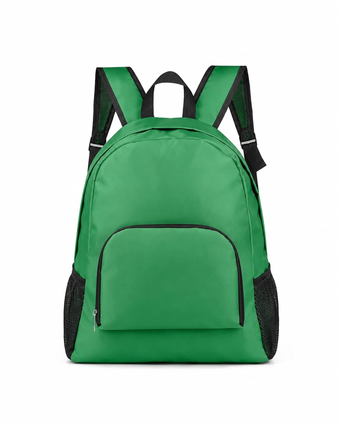 foldable waterproof backpack for travel, hiking & day trips – lightweight, durable adjustable straps & side pockets – compact gifting for boys, girls, men & women,green (pack of 1)