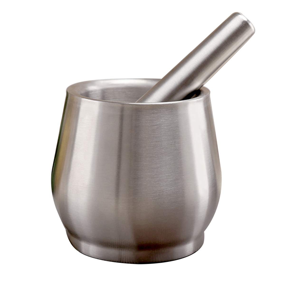 Mortaio E Pestello In Acciaio Inox 18/8 Da 250ml - Per Spezie, Erbe E Pillole Con Coperchio - Foto 9