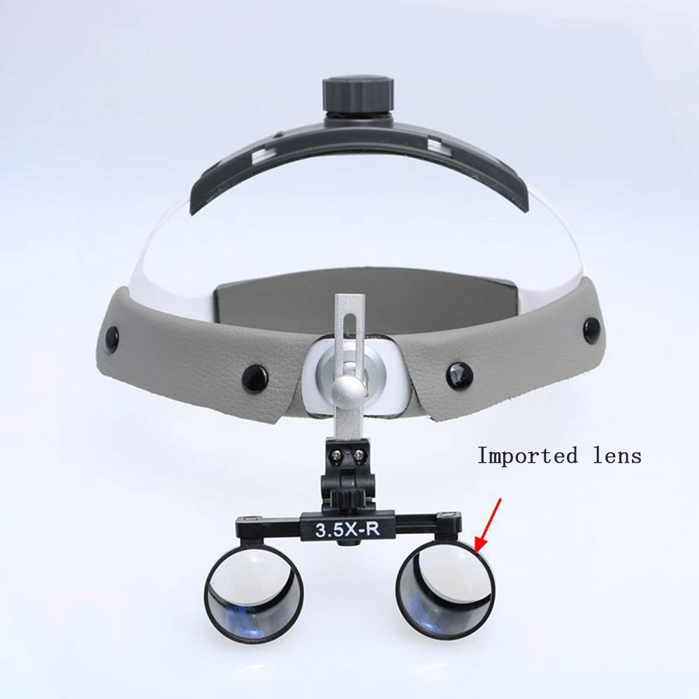 Lente d'ingrandimento Lente d'ingrandimento 2.5X Cavità orale Ry Binoculare Fascia Loupes Professione Lente d'ingrandimento Angolo regolabile
