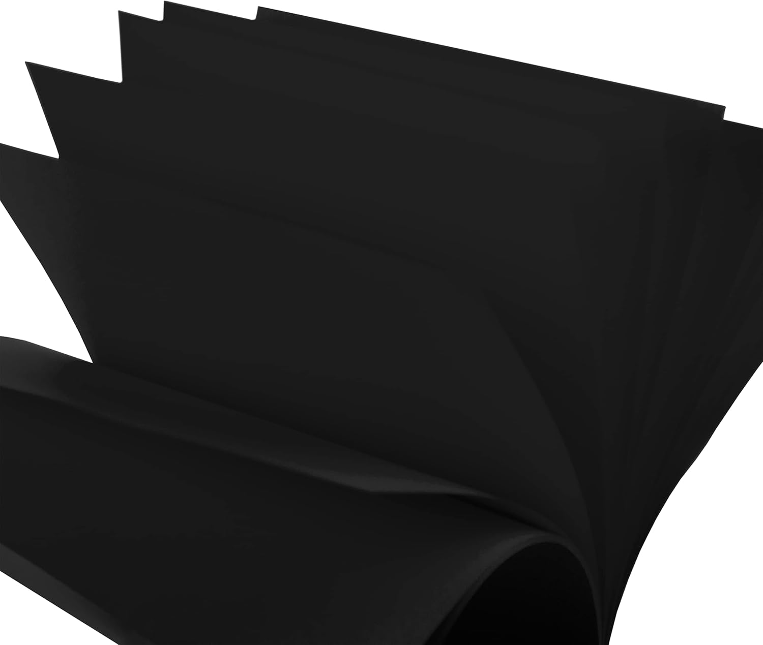 JAM PAPER Matte 80lb Cardstock - 8.5 x 11 Coverstock - 216 gsm - Black Linen - 50 Sheets/Pack