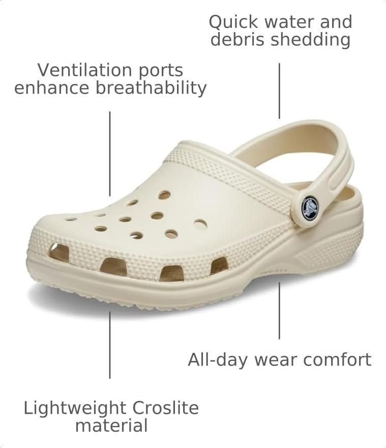 Image of Crocs Unisex-Adult Classic Clog, Clogs for Women and Men
