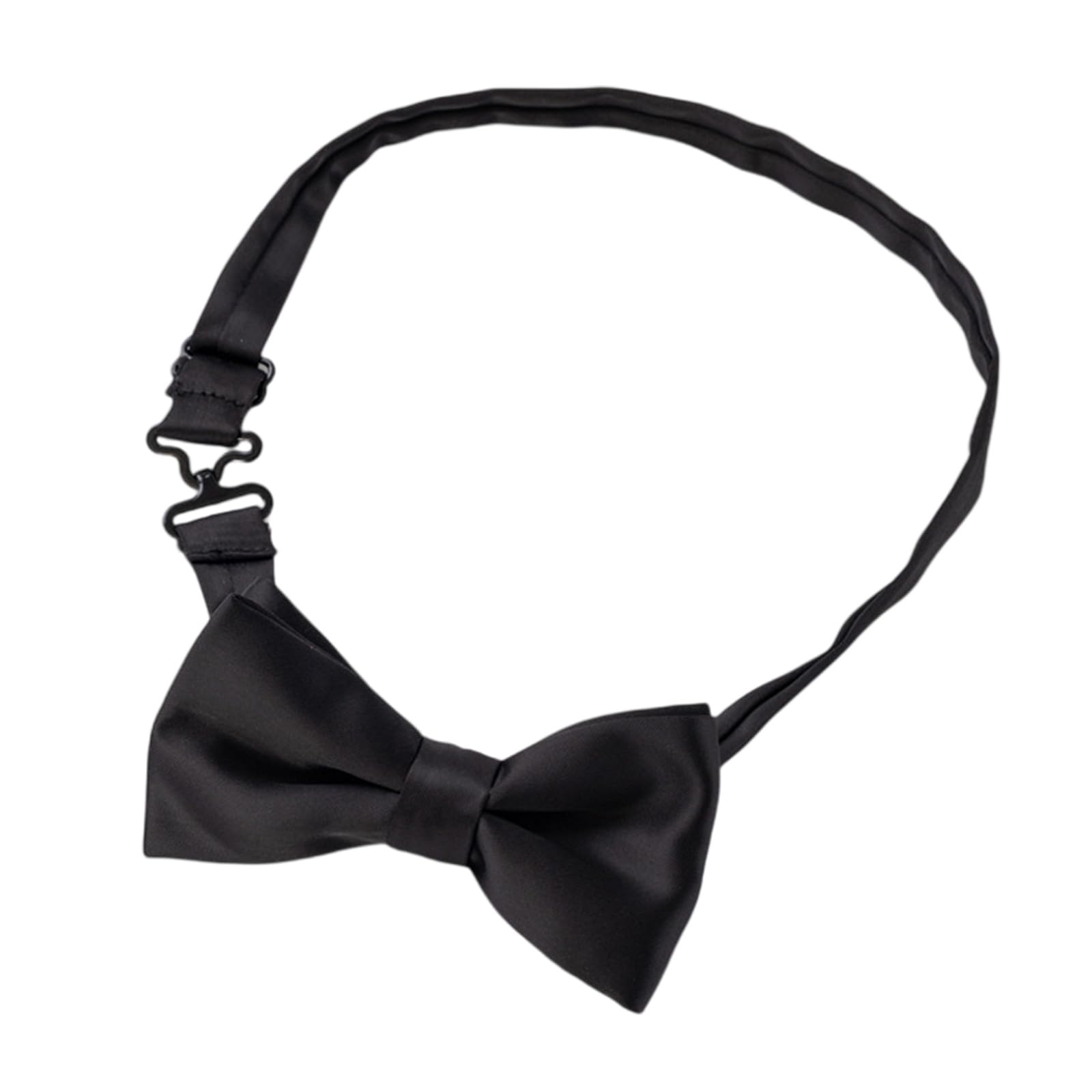 MICFENY Adjustable Bowtie Silk Like Fabric Wrinkles Resistant Design Bowtie Party Necktie For Wedding and Corporate Meeting