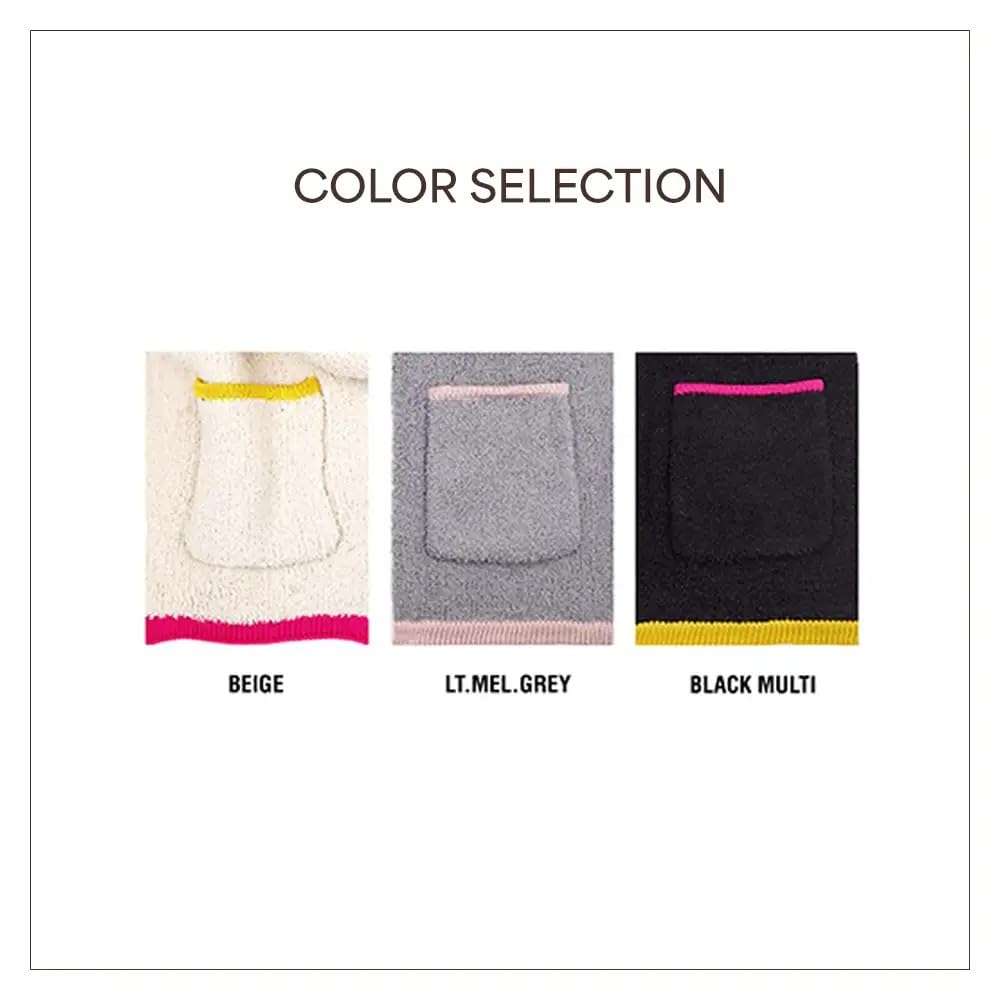 C.C Multicolored Soft Winter Warm Sherpa Knit Pocket Extra Long Shawl Scarf