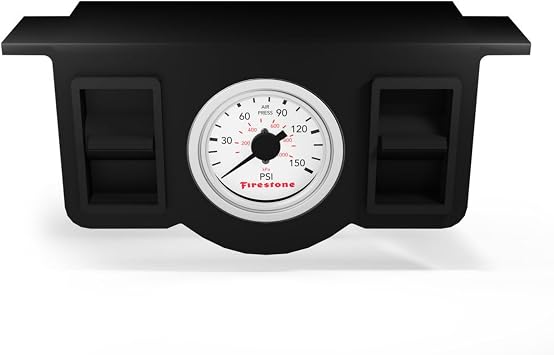 Firestone Airide 2168 Air Command Heavy Duty Compressor with Analog Gauge Kit | Dual Point Fill | Easy to Install | Best for Heavy Loads and Large Trailers | Offers Built-in Air Source