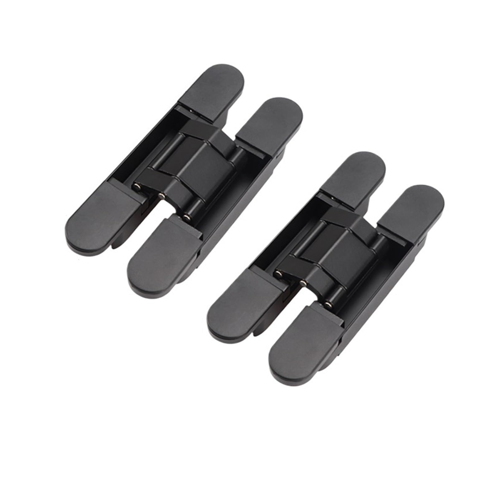 Chtkagv 150-25-Black Hidden Adjustable Cross Wooden Outward Opening Hinge 180 Degree