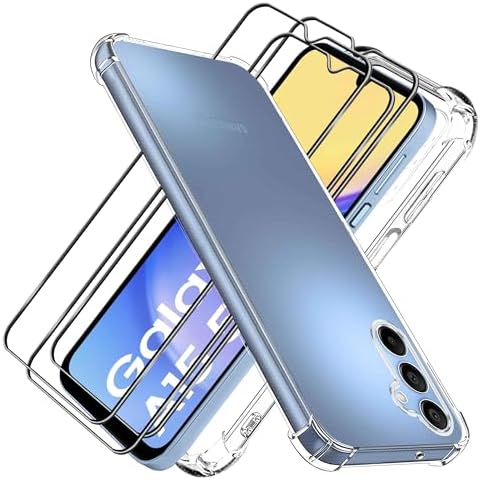 Samsung Galaxy A15/A15 5G Case with Screen Protectors Cover