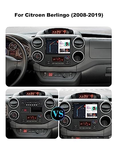 SXAUTO Android 12 Autoradio för Citroen Berlingo 2008-2019 9"