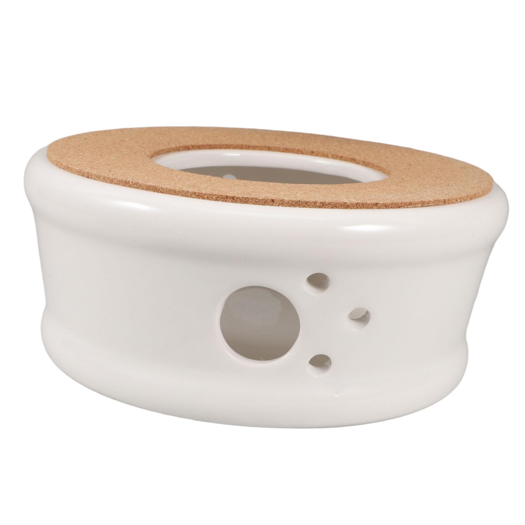 HAKIDZEL Teapot Warmer Tea Light Candle Holder Ceramic Teapot Heater Quick Heat Base Perfect for Tea Gathering
