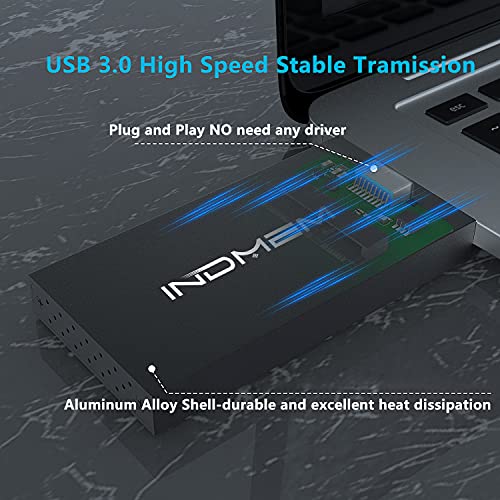 Carcasa externa mSATA a USB 3.0 para disco SSD miniatura 4