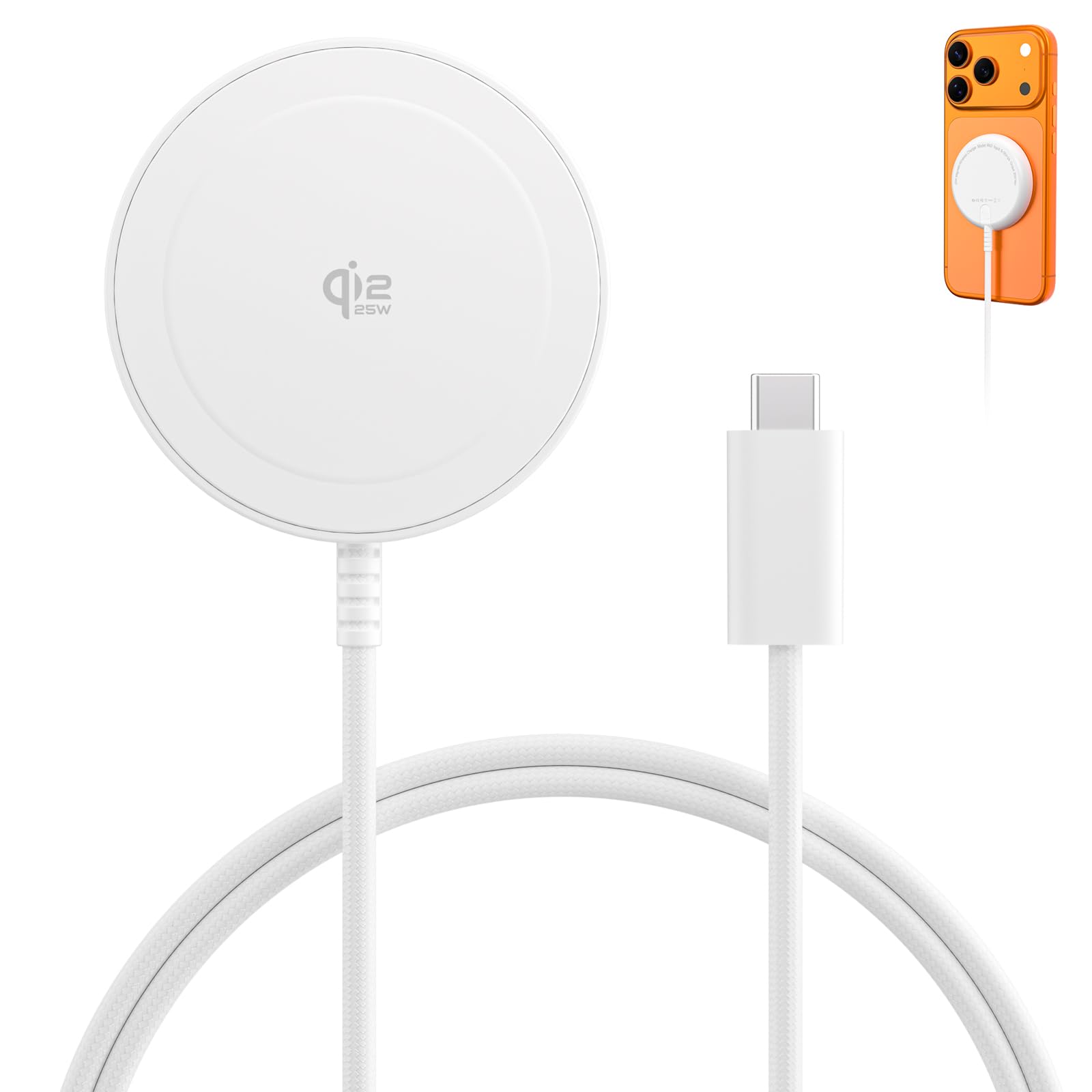 ワイヤレス充電器 Qi2認証 MagSafe対応 25W急速充電 iPhone…