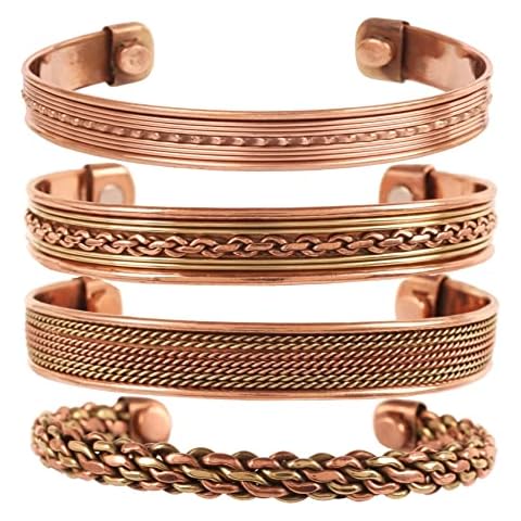 Touchstone Copper Magnetic Bracelet Set of 4 Cover