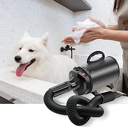 dogii dogii Dog Hair Dryer Quick Dry 2800W Noise Reduction Pet Hair Dryer Home Use Professional Stepless Adjustable… - Image 4