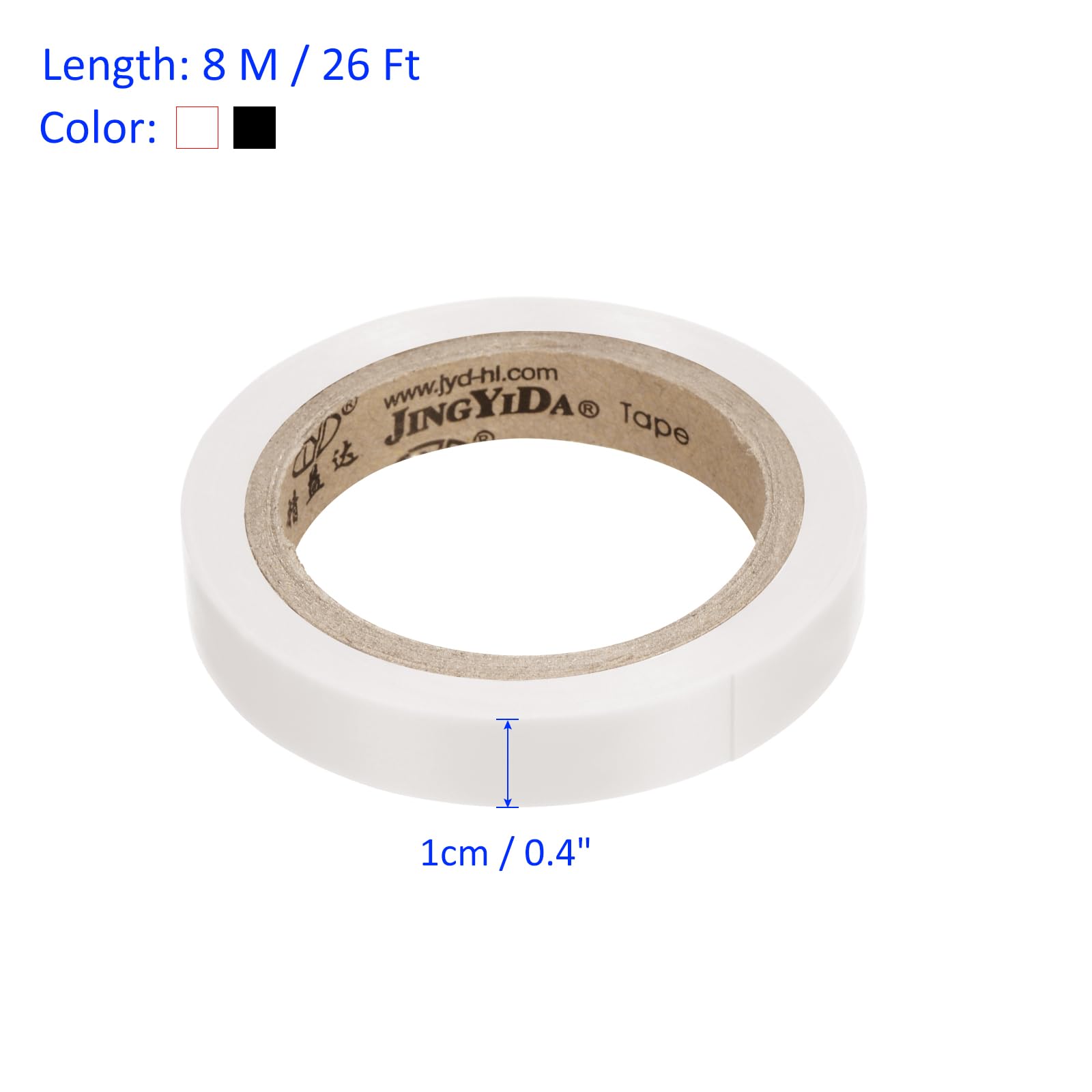 M METERXITY 8 Pack Racquet Overgrip Tape, Badminton Tennis Racket Grip Finishing Tape Wrap Tape Sticky Non-Slip - Image 3