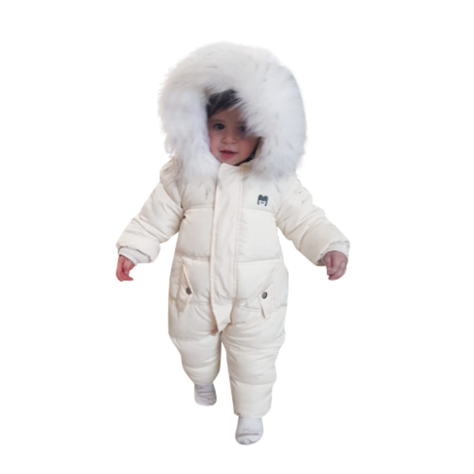 Manteau d'hiver chaud à capuche pour bébé fille 11 ans veste imperméable combinaison de neige