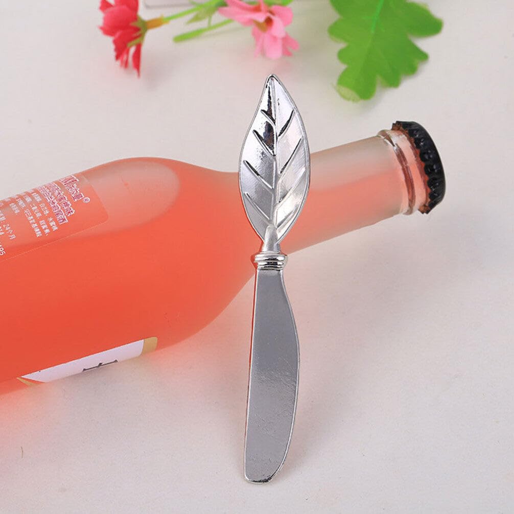 Kichvoe 3pcs Butter Butter Cheese Cutting Tool Cream Knives Leaf Cheese Spreader Cheese Cutter Butter Spreader Cheese Servers Chocolate Stirrer European Style Peanut Zinc Alloy